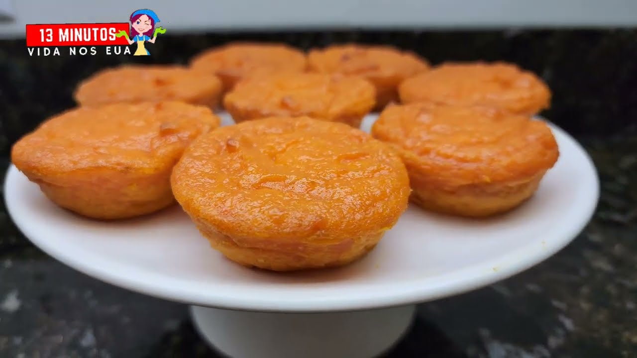 QUEIJADINHAS DE CENOURA-IMPOSSIVEL COMER UMA SO,RECEITA PORTUGUESA.
