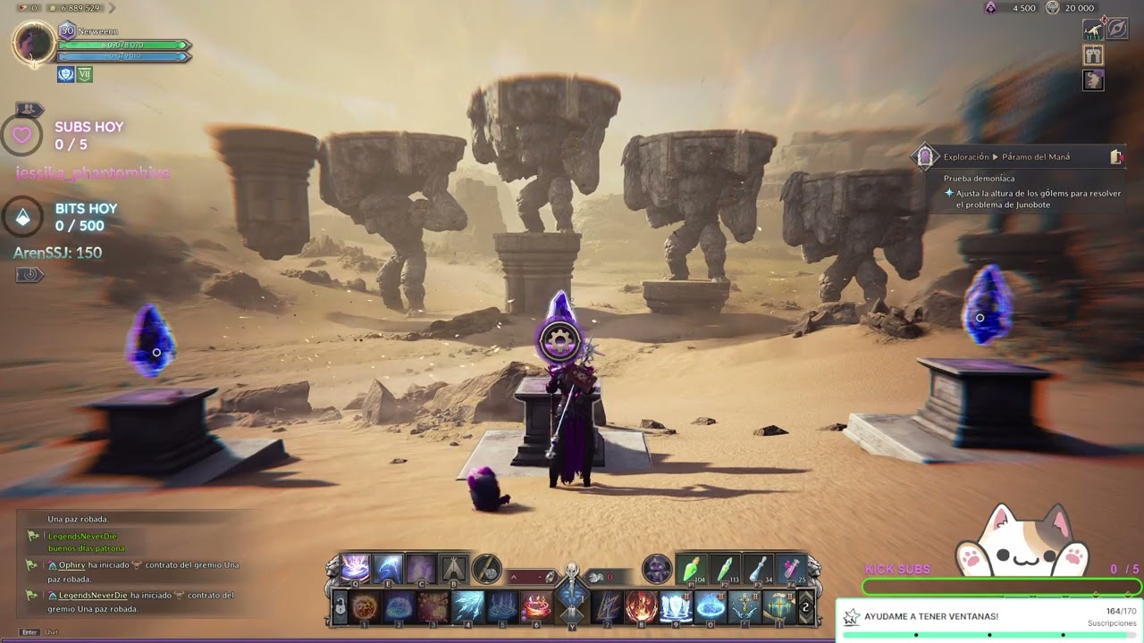 Throne & liberty PRUEBA DEMON&Iacute;ACA DE LOS GOLEMS tutorial |