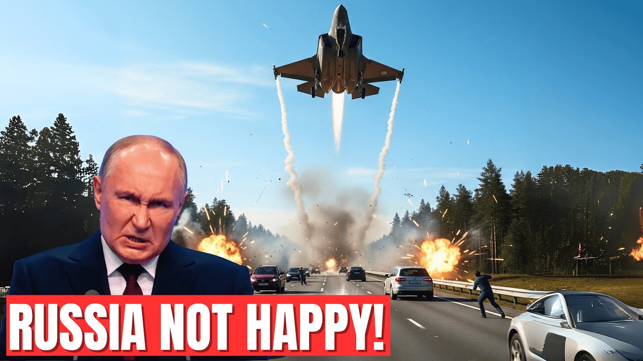 NATO F-35s operating from secret highway bases on Russia's border!