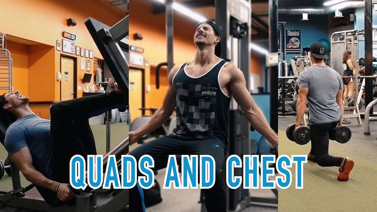 Quads and Chest | Unconventional Workout | With Model Alex Barber