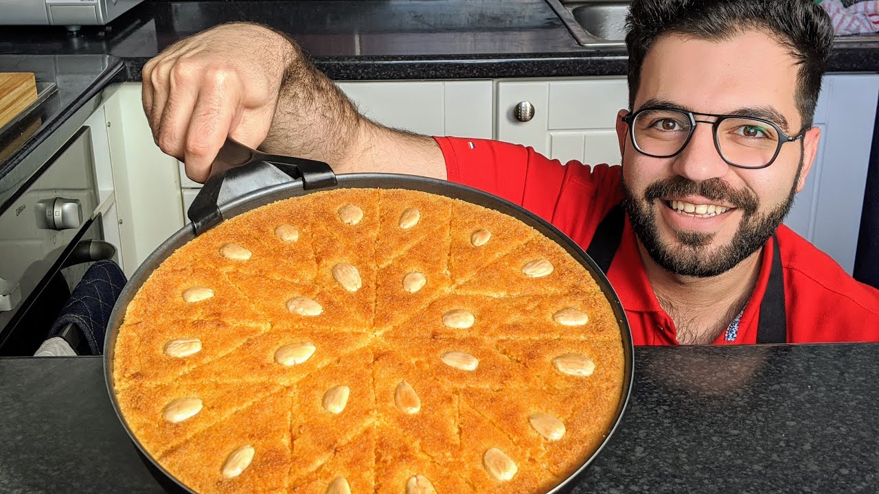 Coconut Basbousa | بسبوسة جوز الهند طريقة سهلة | شيف شاهين