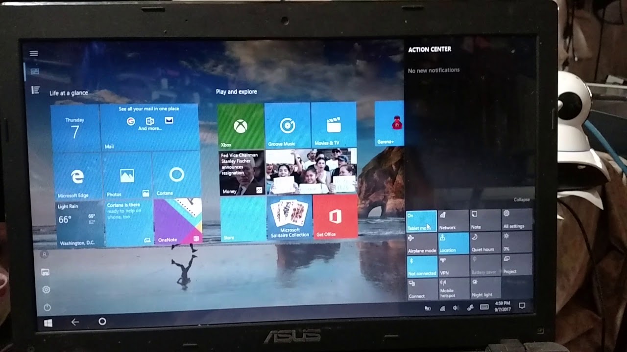 Tablet mode c&aacute;ch tắt giao diện tr&ecirc;n Windows 10
