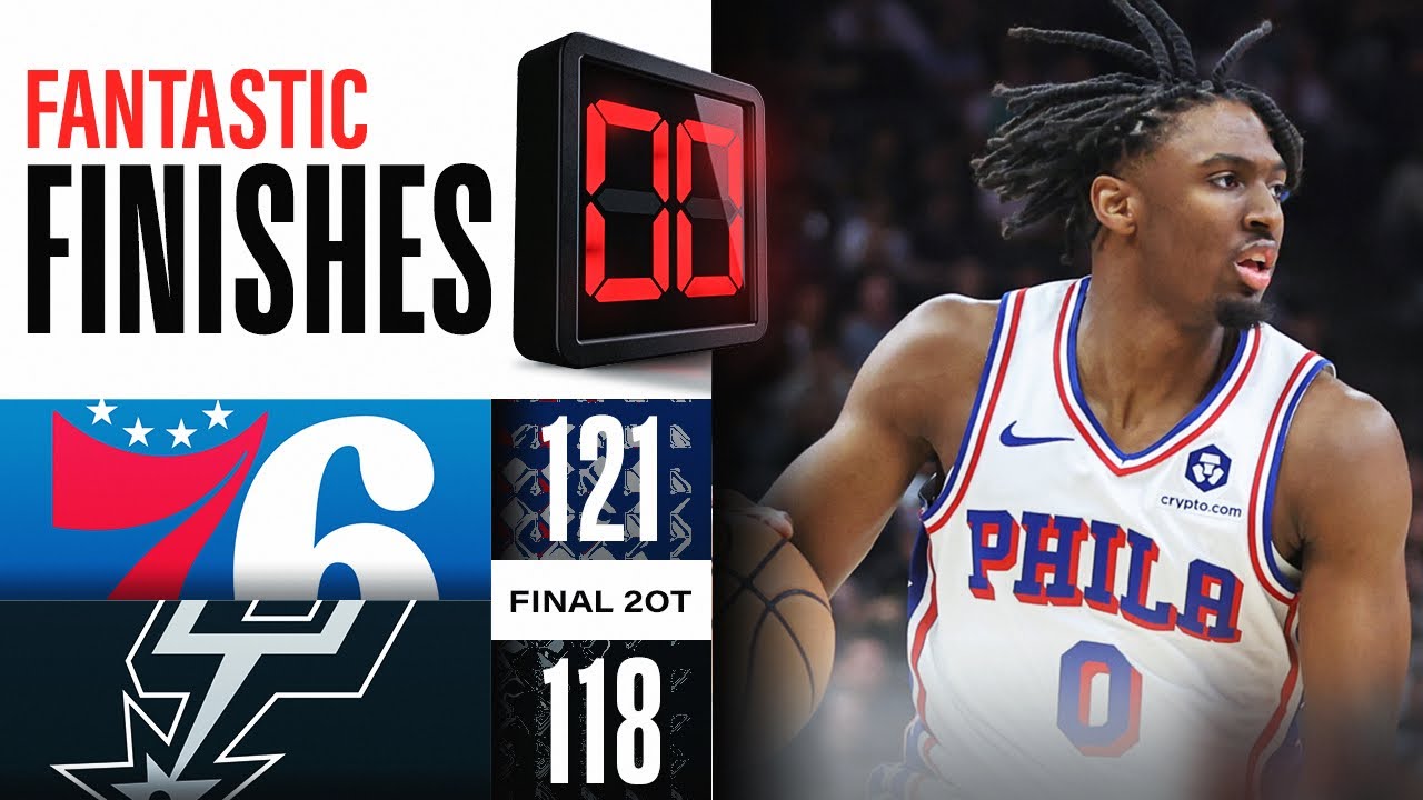 ОБЯЗАТЕЛЬНО К ПРОСМОТРУ: КОНЦЕВАНИЕ 2OT: «76ers» против «Сперс» | 7 апреля 2024 г.