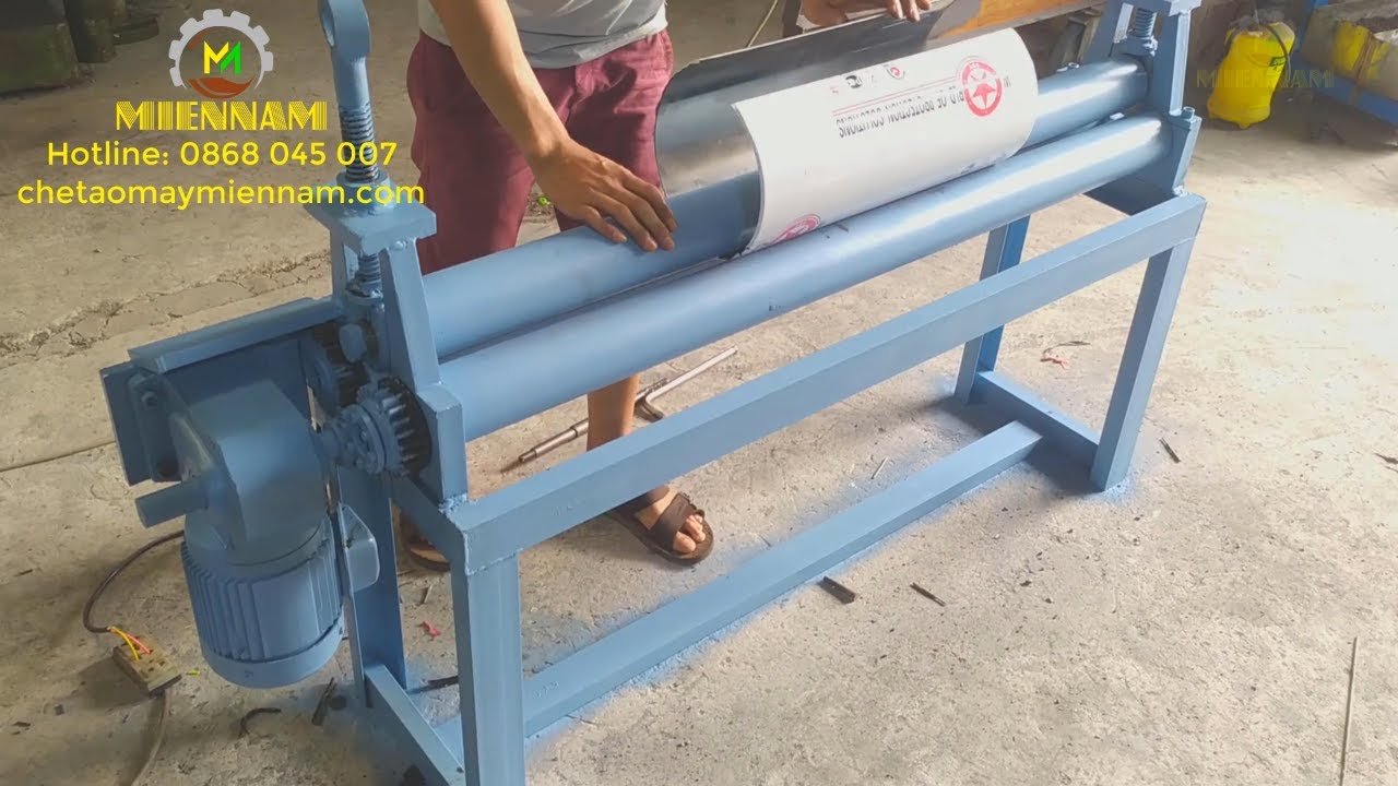 MÁY LỐC TÔN - MÁY CUỘN TRÒN TÔN - MAY LOC TON || 0868 045 007 - CHẾ TẠO MÁY MIỀN NAM