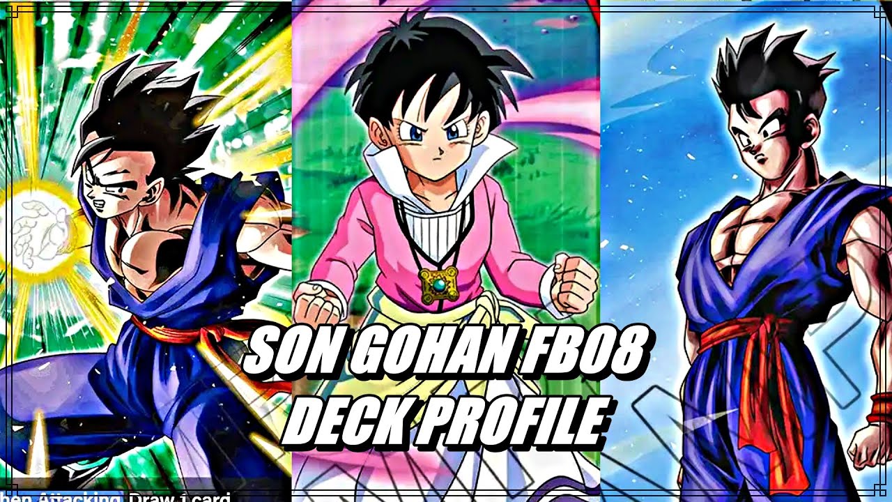 Dragonball Super Fusion World 🔴FB08 Профиль колоды Сон Гохана