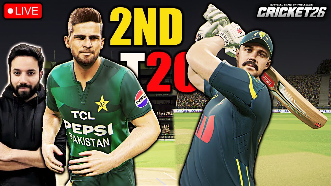 Can We Win T20 Series Against Australia 🏆 Pakistan vs Australia 2nd T20 Match 🏏 Cricket 26 Live