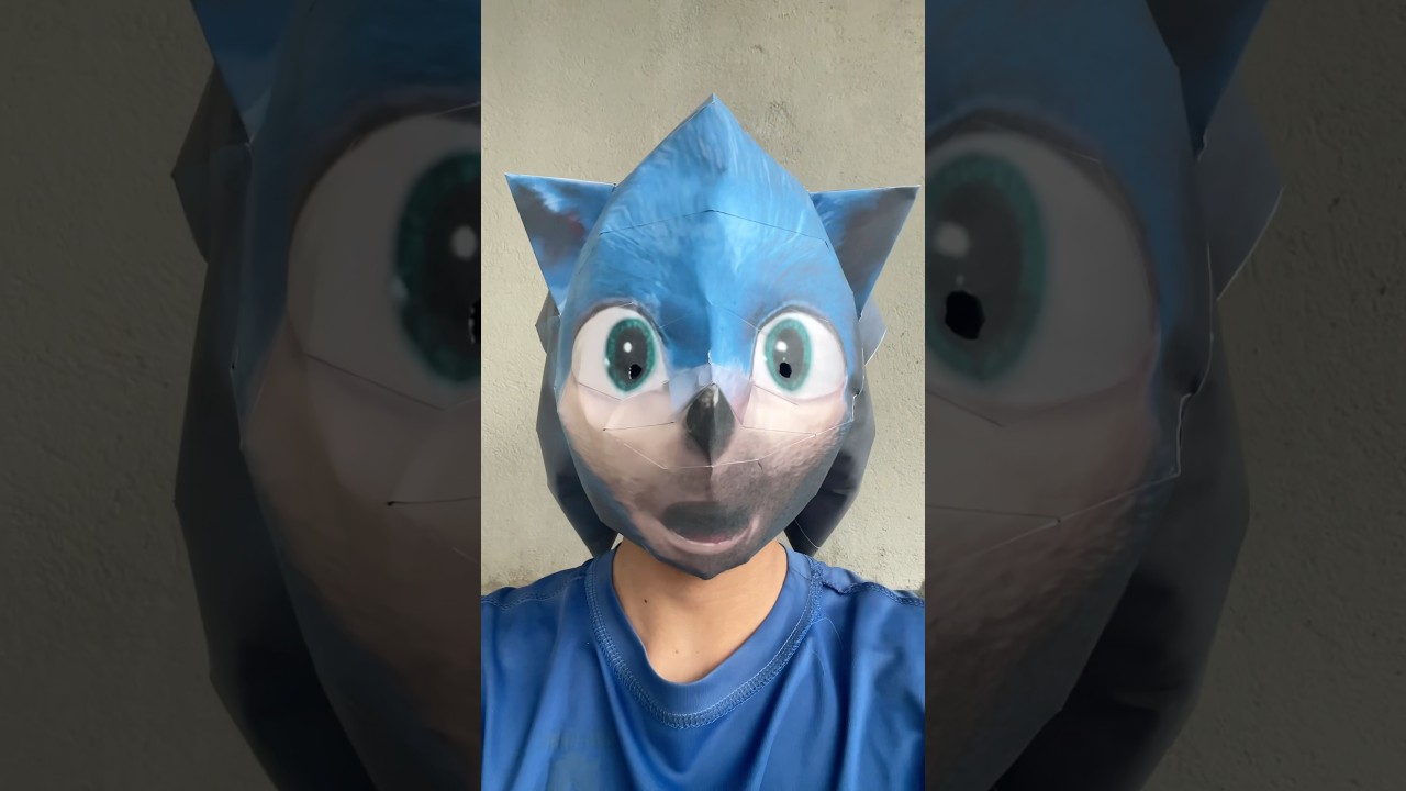 Ugly sonic mask 