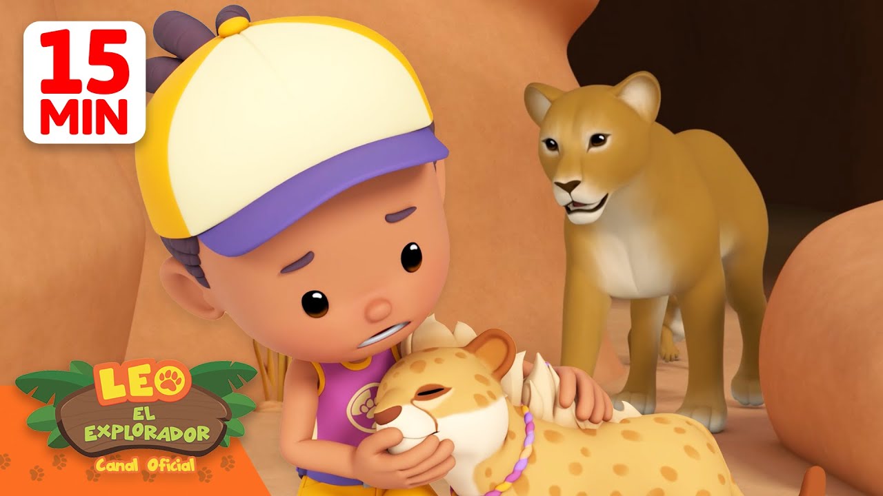 ¡Jane salva a una leona y a su cachorro! 🦁 | Leo, El Explorador | Animación