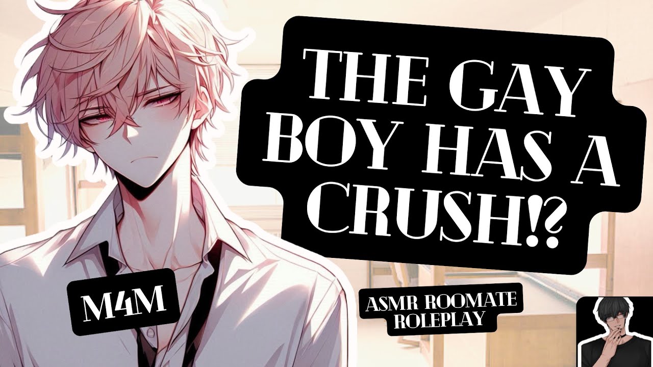 [ASMR M4M] Your Roommate Finds Out You Have a Crush on Him!? [DORKY SPEAKER] [PLAYFUL] [MAKING OUT]