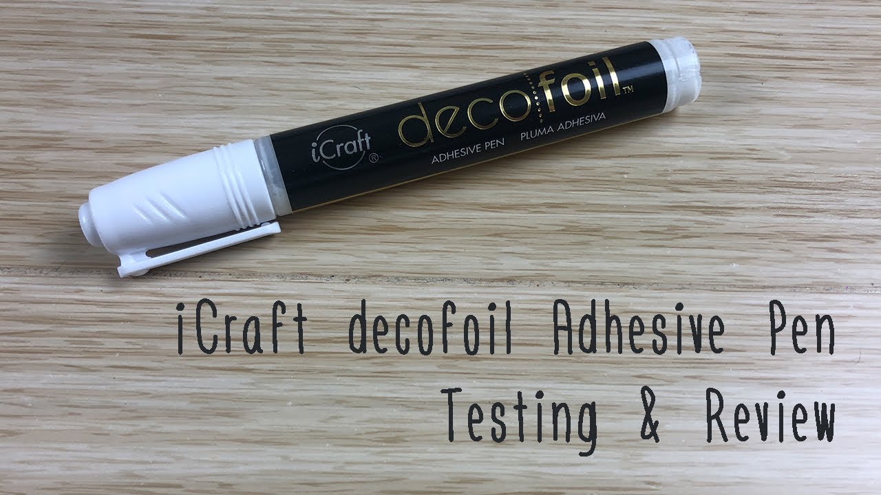 iCraft Decofoil Adhesive Pen Testing & Review
