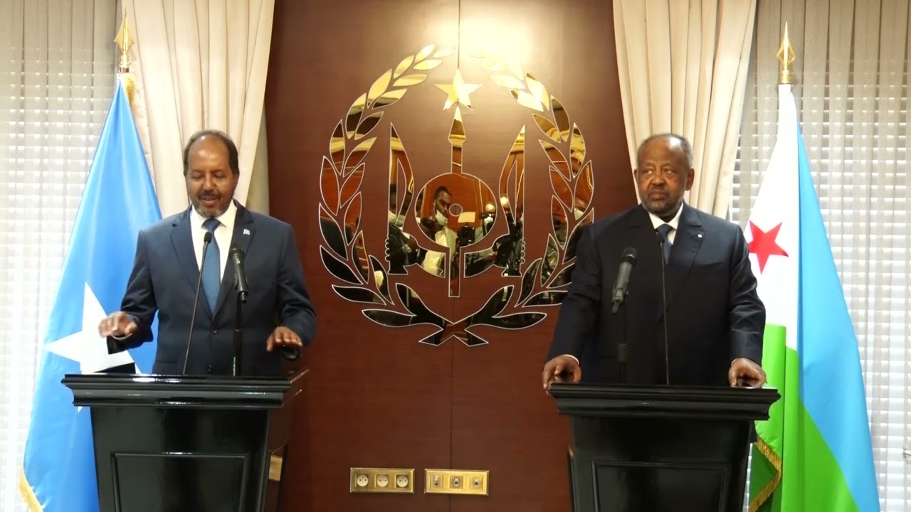 Madaxweyne Xasan Sheekh oo qabtay shir jaraa’id ayaa ka hadlay xiriirka Soomaaliya & Jabuuti