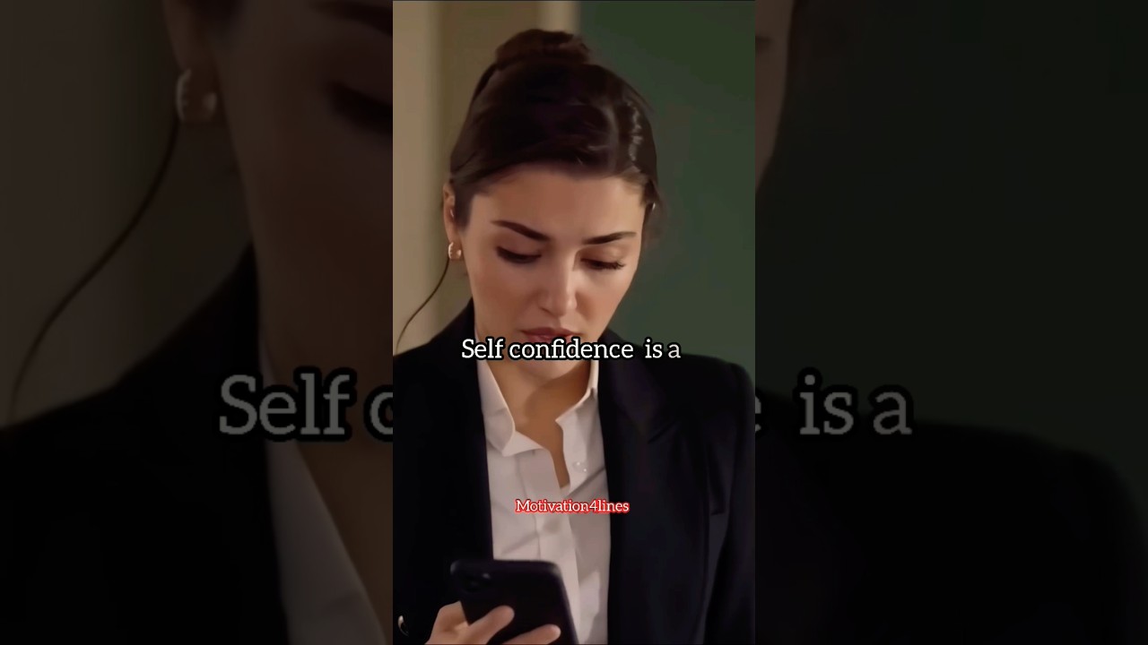 Self Confidence is a🔥💯#shorts #trending #motivation #aesthetic #success #fyp #quotes