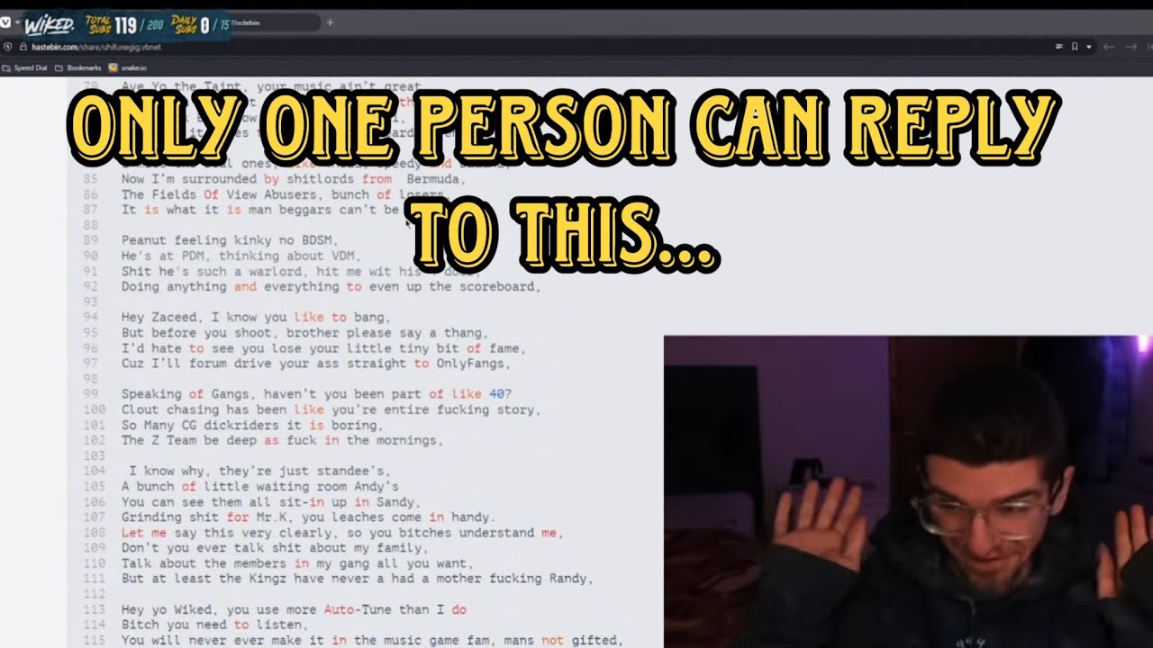 Wiked Said This After Listening To OTT's OOC Diss Track On CG | Prodigy 2.0