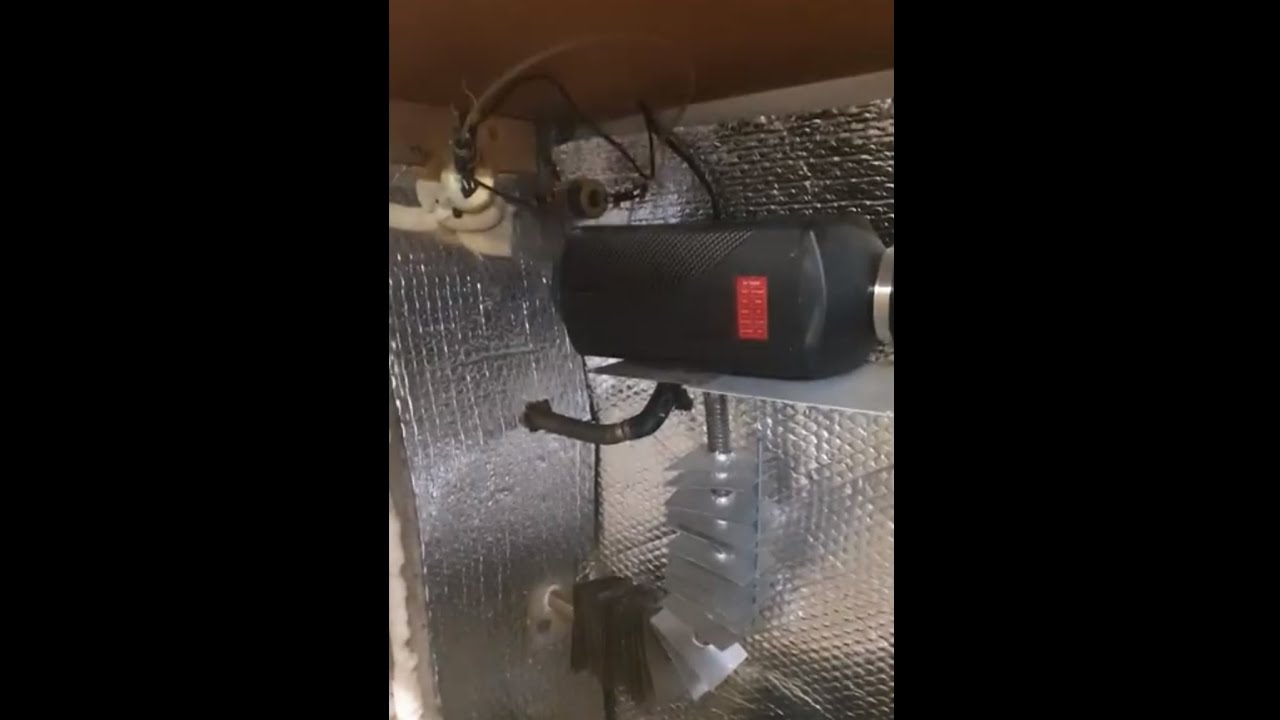 Heating a workshop with a chinese diesel heater
