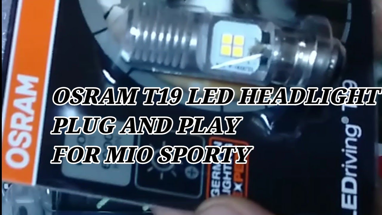 OSRAM T19 LED HEADLIGHT FOR MIO SPORTY