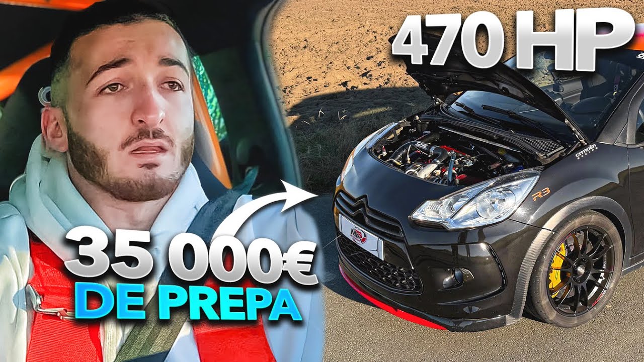 470 CHEVAUX DANS UN 1.6 THP 😱🔥!! LA DS3 LA PLUS PUISSANTE AU MONDE 😰😰