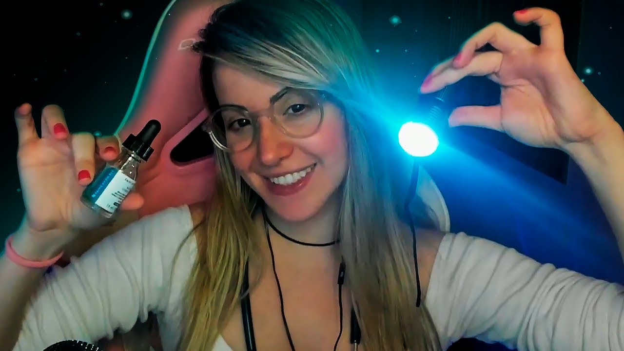 ASMR - DERMATOLOGISTA CUIDANDO DE VOCÊ E SUA PELE!! 🤗