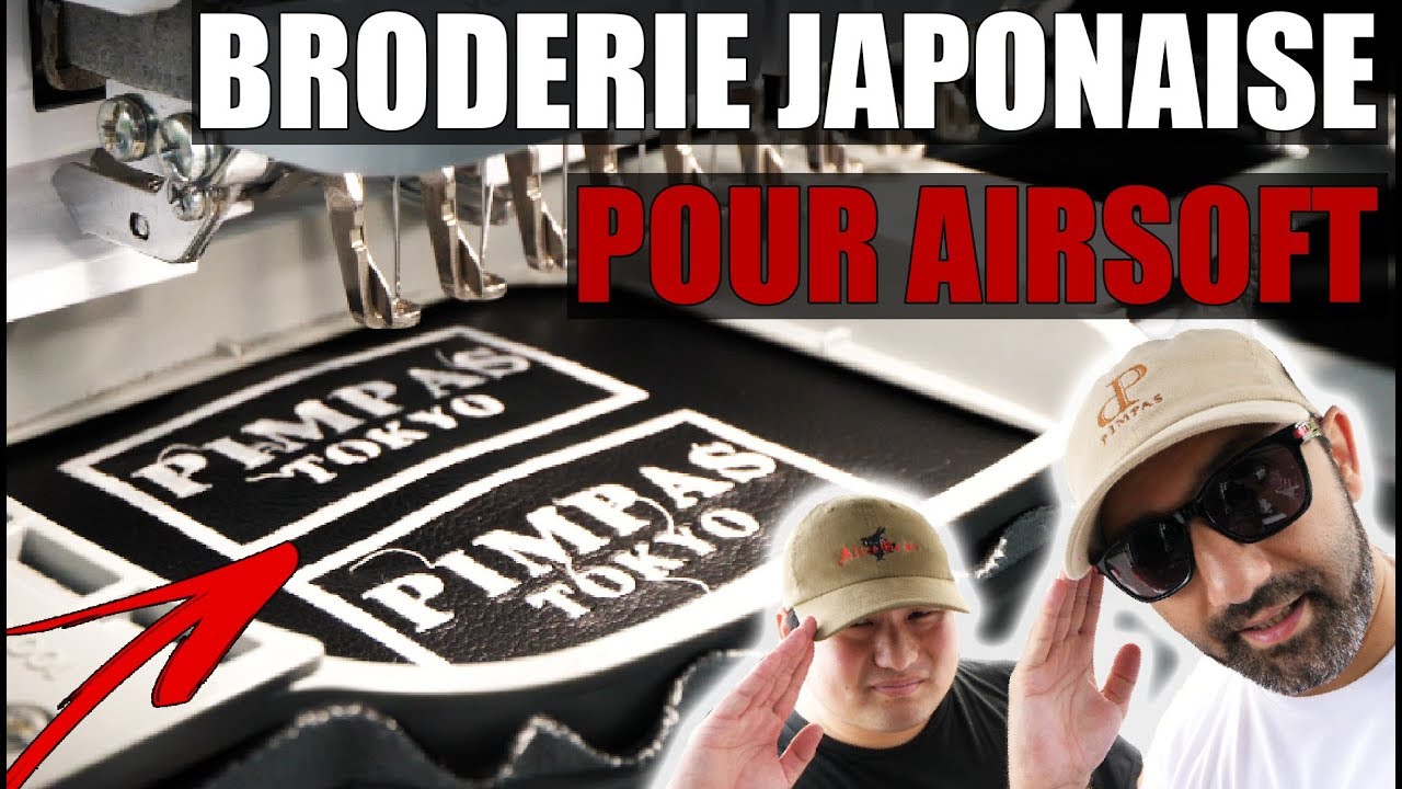 BRODERIE JAPONAISE HAUTE QUALITÉ DE PATCH ET CASQUETTE POUR AIRSOFT