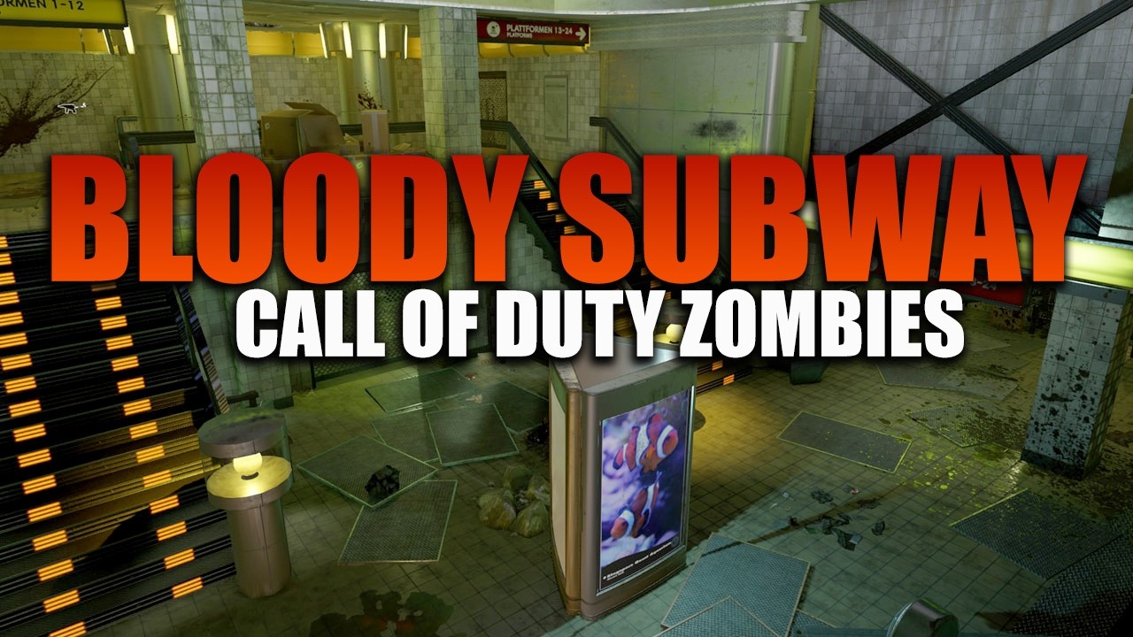 КРОВАВЫЕ ЗОМБИ ИЗ МЕТРО (Call of Duty Zombies)