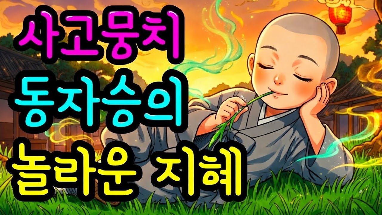 모두가 미쳤다 비웃던 사고뭉치 동자승의 기막힌 반전(20분야담)