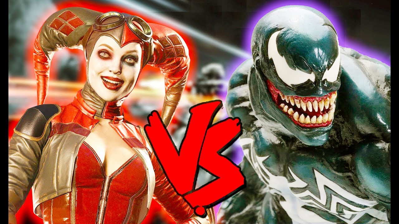 Harley Quinn Vs Venom Army - Epic Battle - Injustice 2 Costume Skin Mod