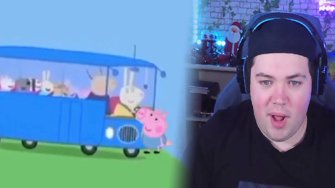 Peppa Wutz YouTube Kacke: Schorsch vor dem Bus | REAKTION