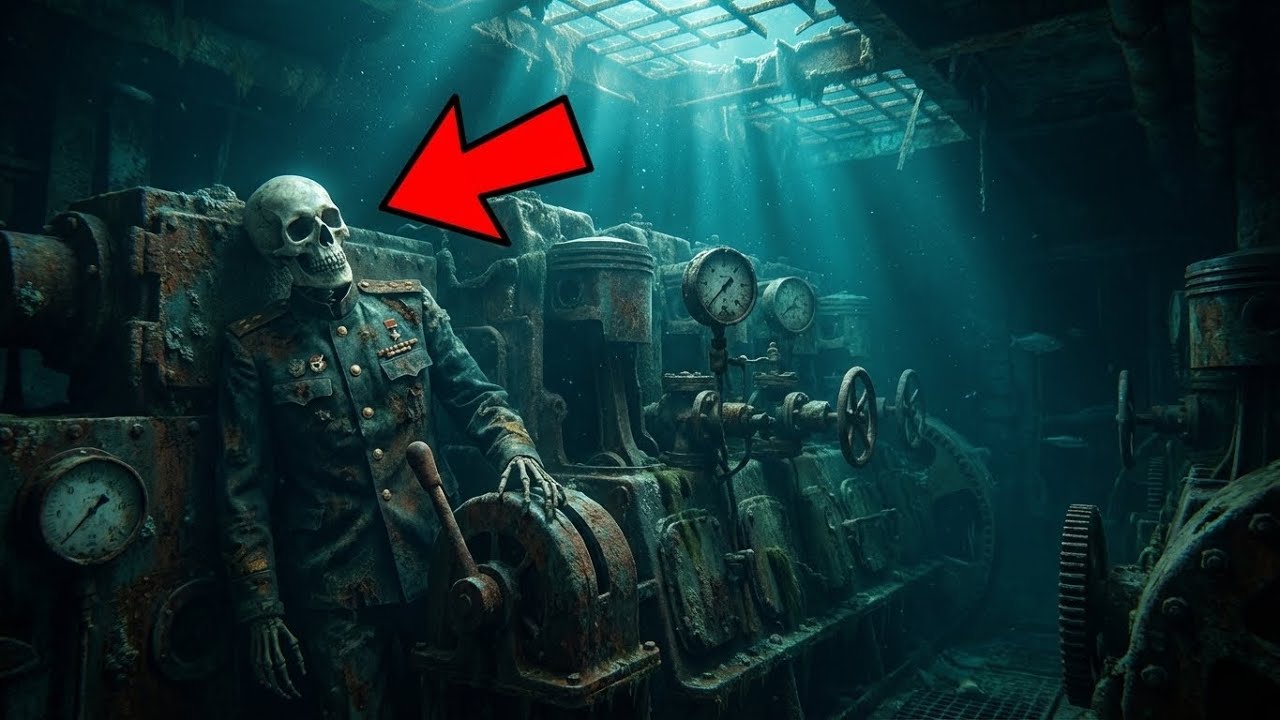 INSIDE THE SUNKEN SOVIET ICEBREAKER — THE MACHINERY HAS REMAINED FROZEN SINCE 1961