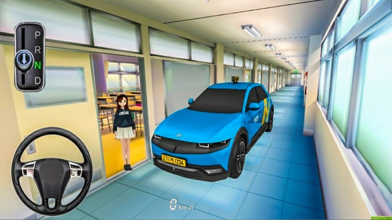 Новый седан Hyundai Ioniq 6, симулятор автошколы с парковкой 3D&ndash;3D-урок вождения, новое обновлени...