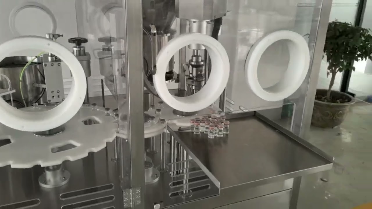 Vial Filling Stoppering Capping Machine