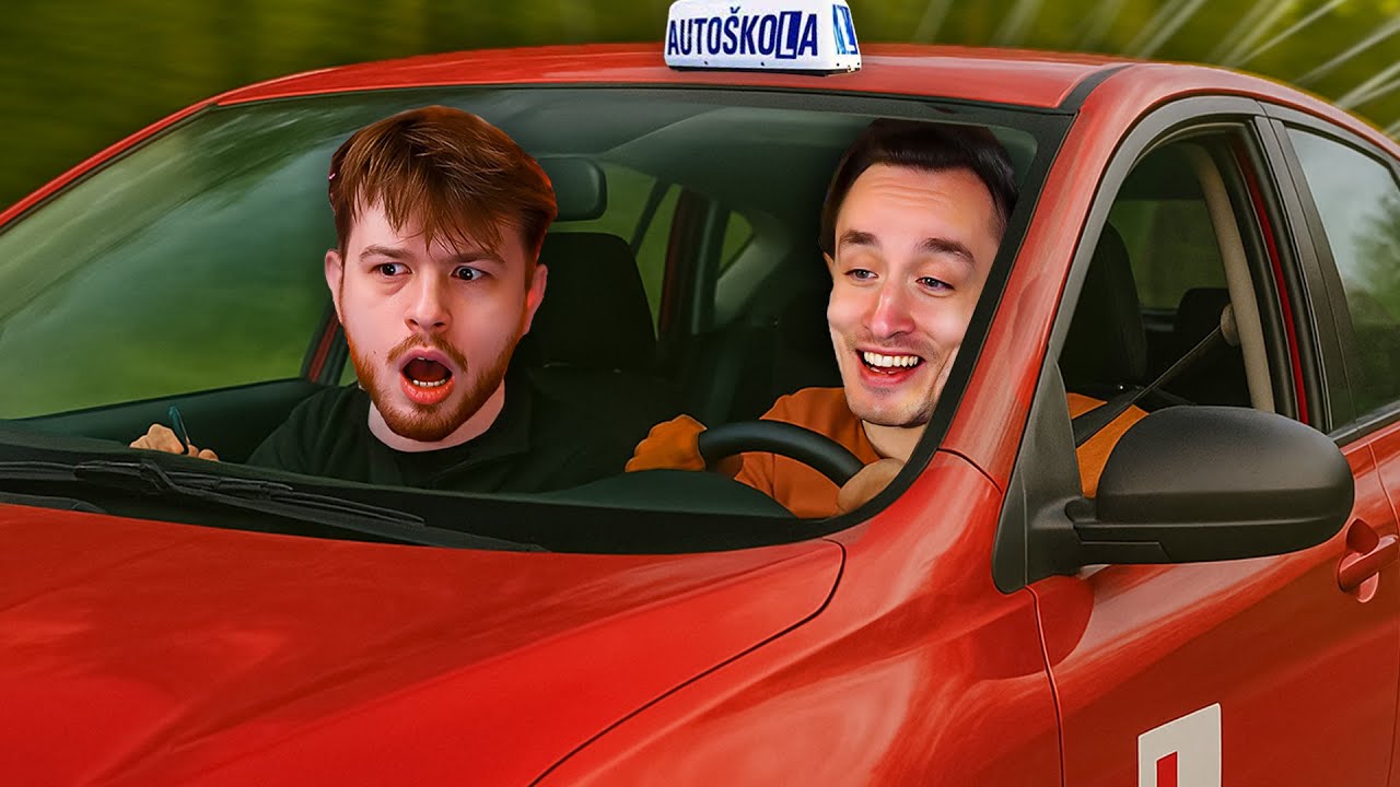 Učím Flyguna Poprvé Řídit Auto