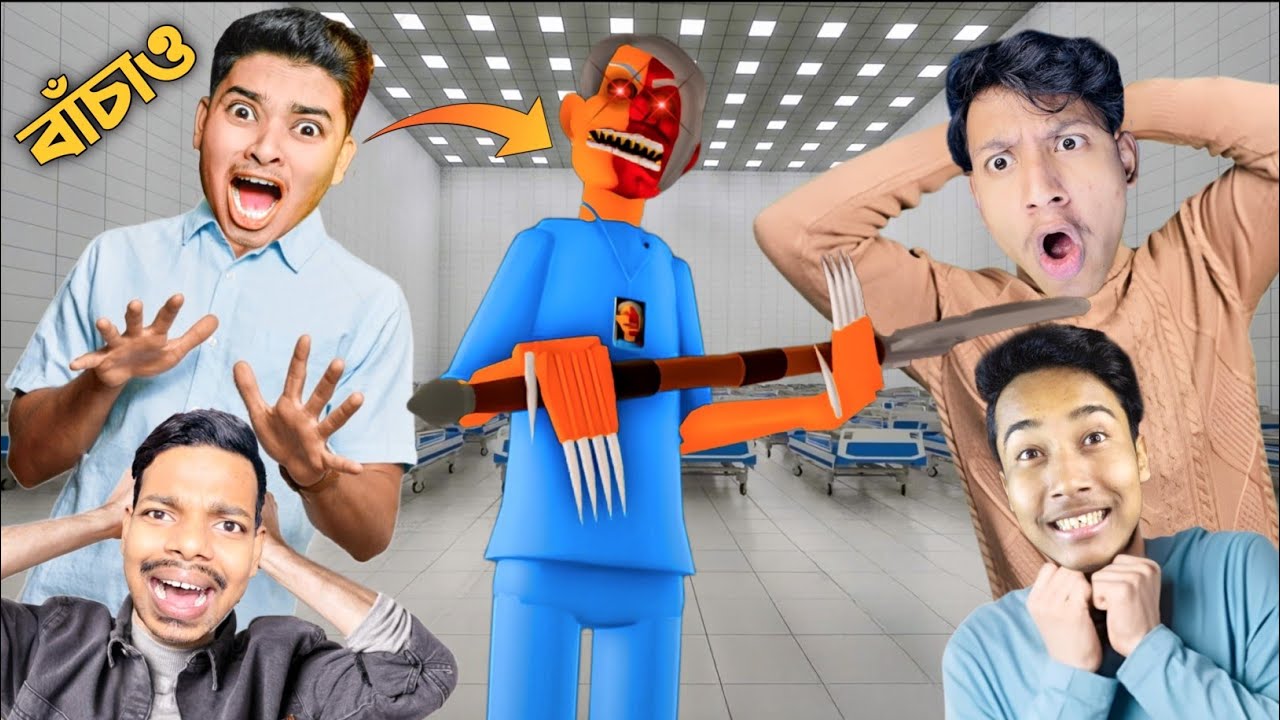 Can We Escape TOBY'S HOSPITAL With @SokherGamer @TheBanglaGamer and @NarinTheGamer | Roblox