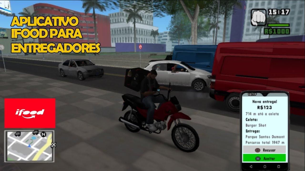 APLICATIVO IFOOD - Gta Brasil 1.1 PS2 RP