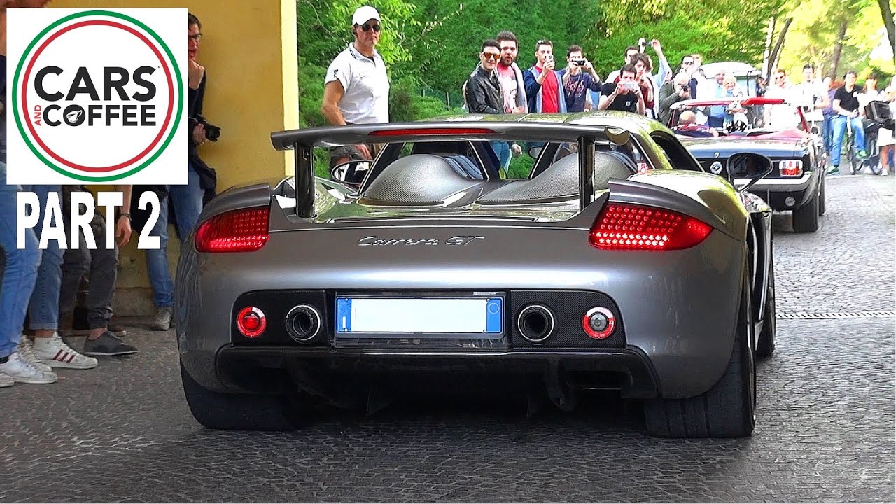 CRAZY NONSTOP SUPERCAR SOUNDS and REVS! - Cars & Coffee Italy 2016 | PART 2