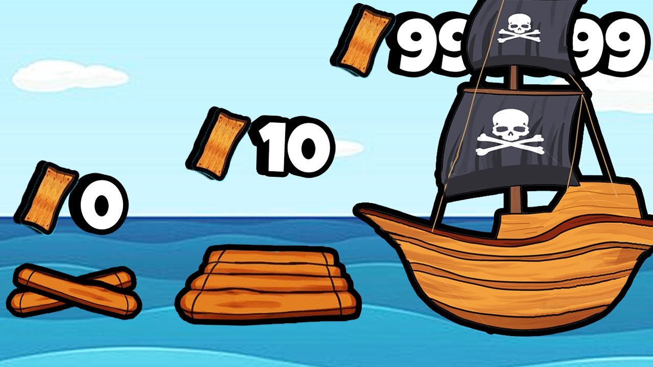 ЭВОЛЮЦИЯ ВЫЖИВАНИЯ НА ПЛОТУ, МАКСИМАЛЬНЫЙ УРОВЕНЬ! | Raft Survivors