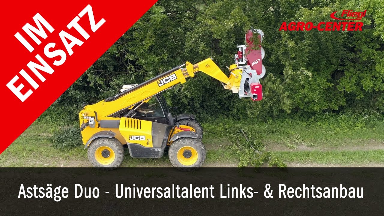 Fliegl Astsäge Duo Frontlader Schlepper Radlader Links Rechts Umbau Tutorial