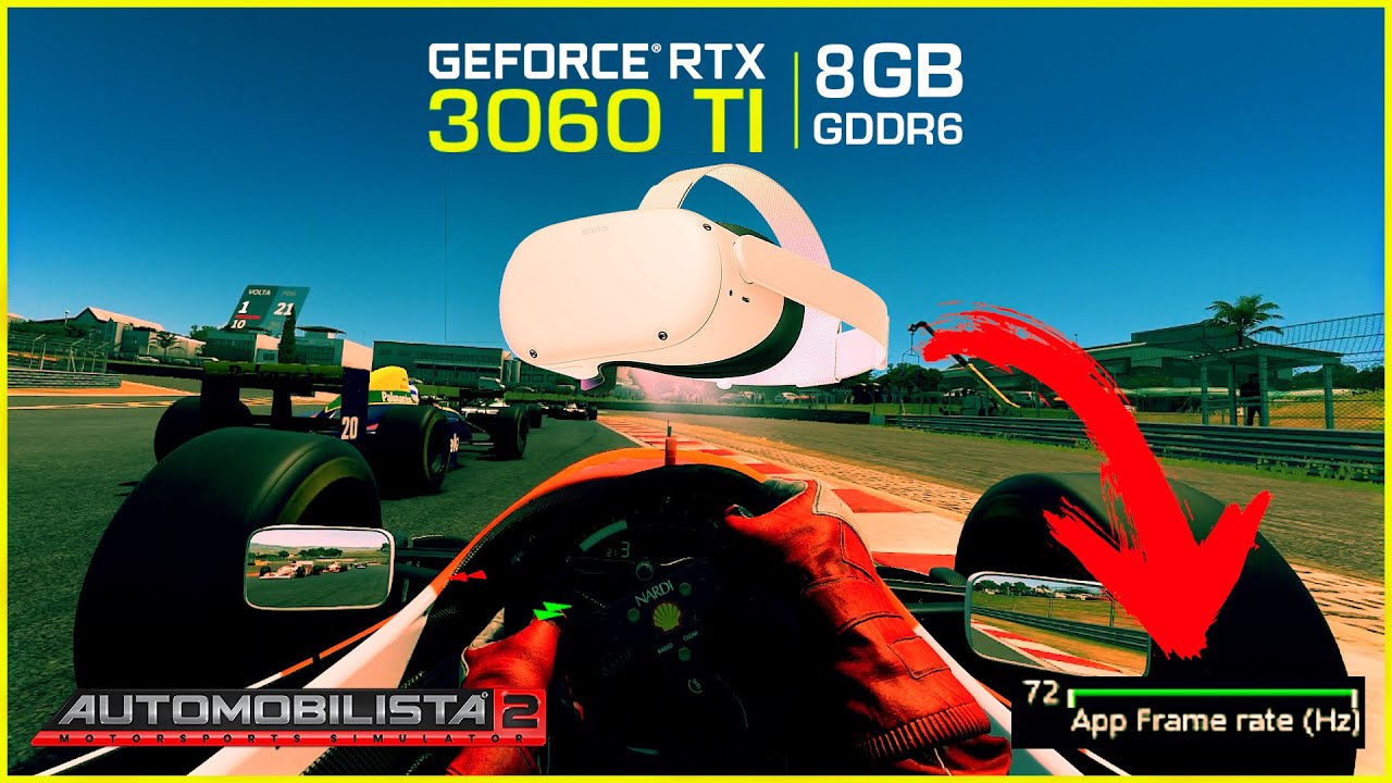 COMO CONFIGURAR VR QUEST 2 PARA MELHOR DESEMPENHO NO AUTOMOBILISTA 2 | 3060 TI