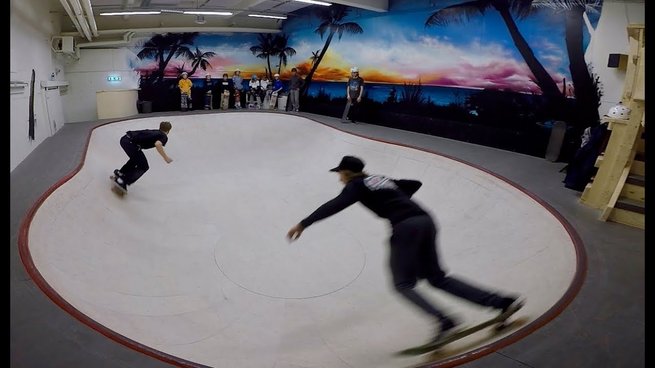 Varbergs Skatehall - Best mini bowl in Sweden
