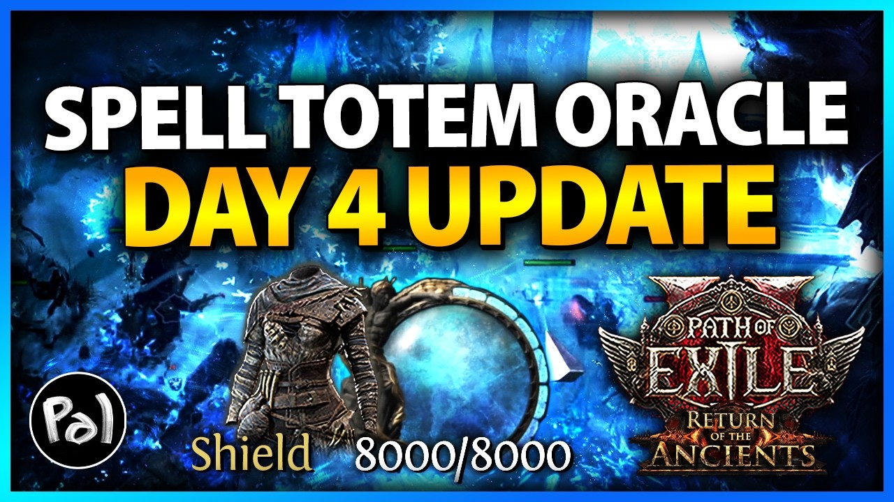 Energy Shield is Just too Good | Grim Pillars Spell Totems Oracle Day 4 Update | Path of Exile 2