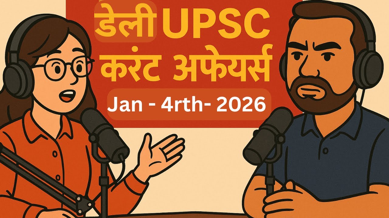 Ежедневные новости UPSC: 4 января 2026 г. - Часть 1
