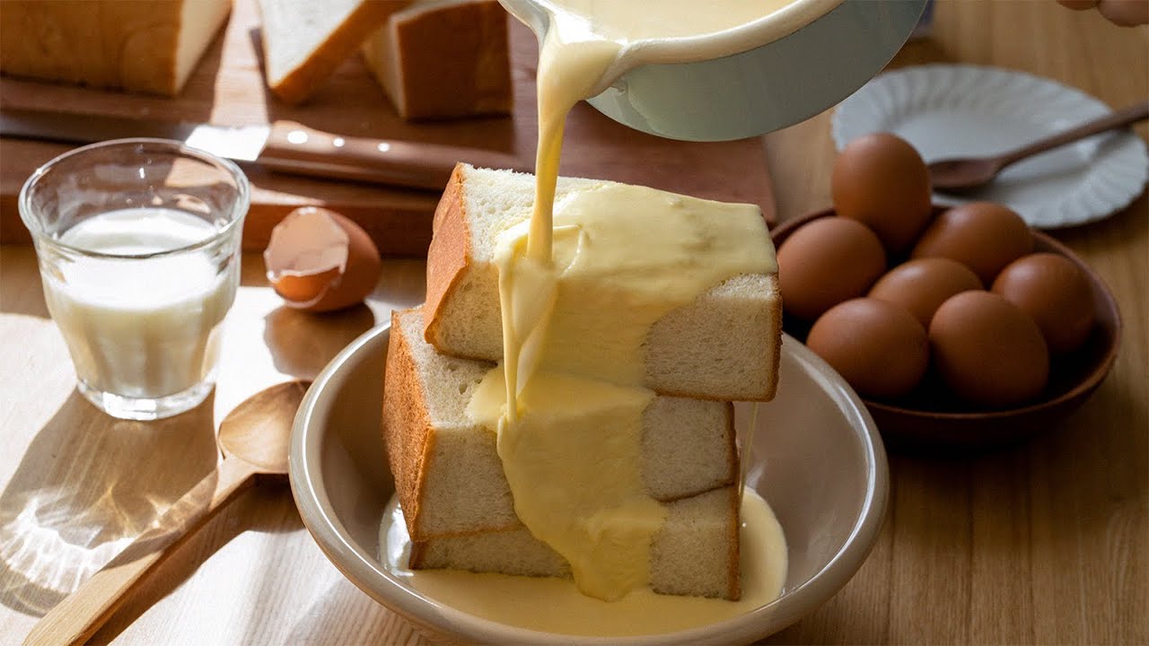 Блюда из хлеба с яйцами на сковородке, Французские тосты