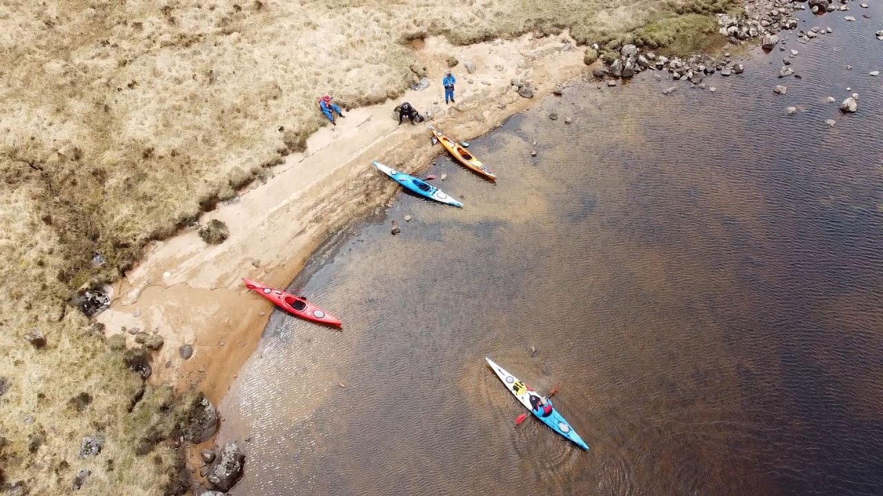 Kayaking Loch Laidon - Rannoch Moor - Scottish Highlands
