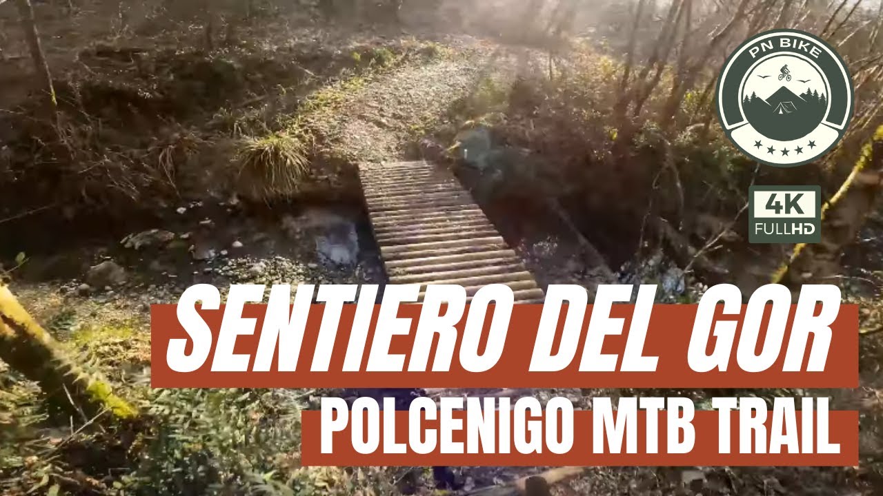 IL SENTIERO DEL GOR con @GiGiMTB - Polcenigo MTB trail - 4K POV