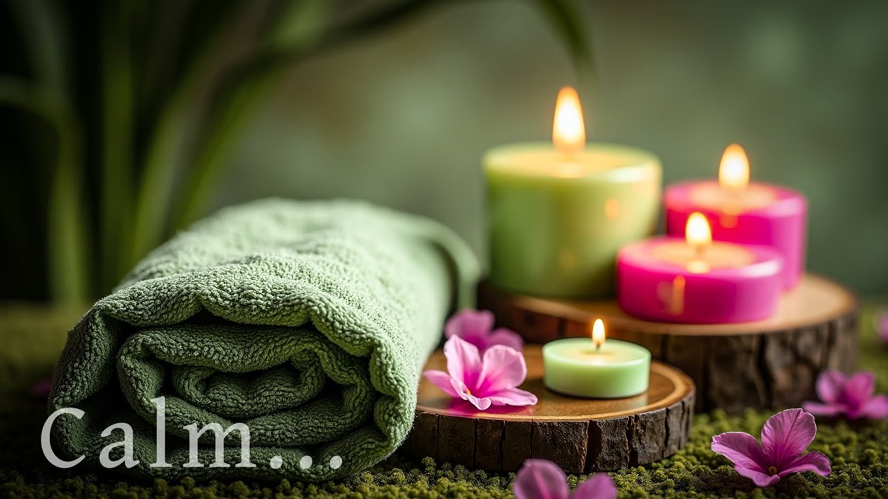 🌿 Relaxing Bamboo Waterfall Sounds | Calming Nature Ambience for Sleep, Meditation & Stress Relief