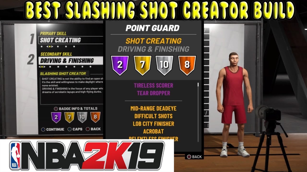 NBA 2K19 | Best Slashing Shot Creator Build