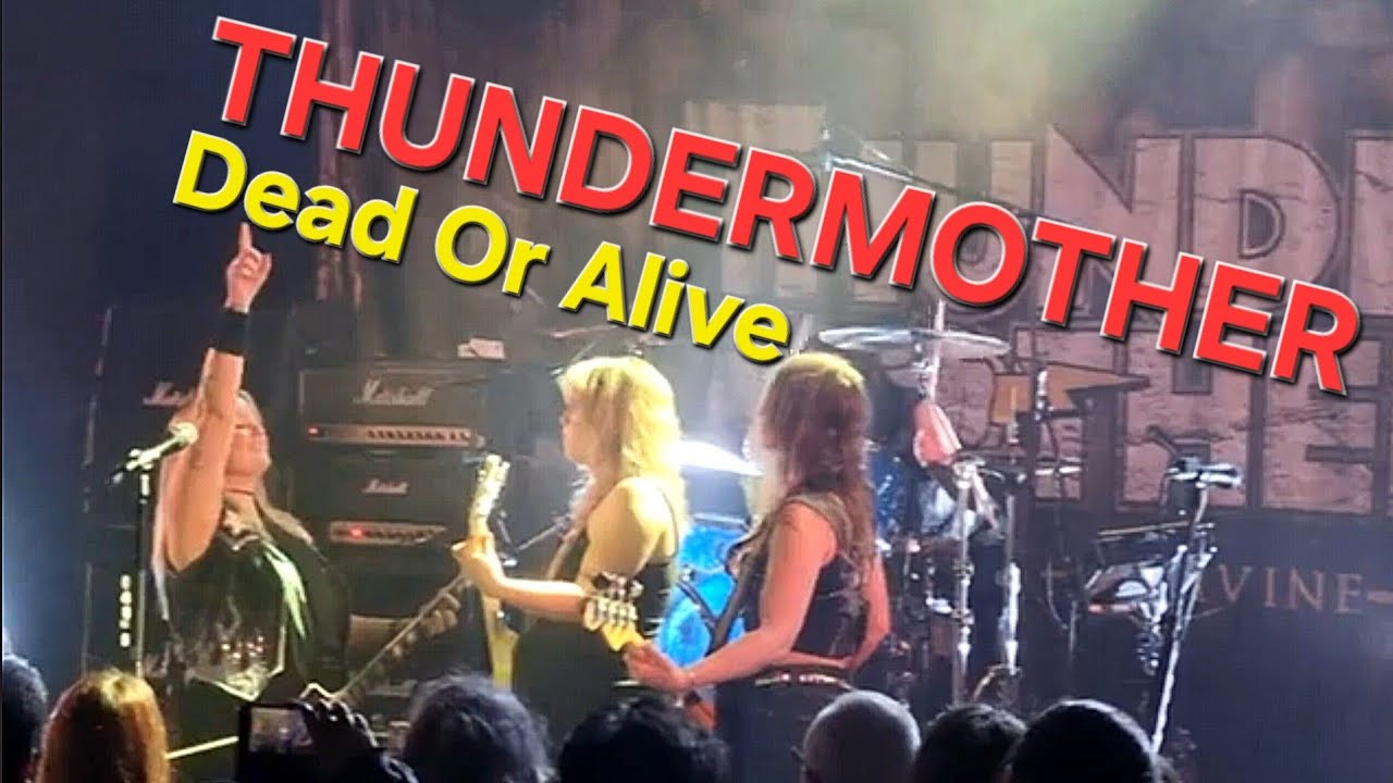 THUNDERMOTHER : Dead Or Alive -15/02/2025 (LYON Marché Gare) #thundermother #metalangus #livemusic
