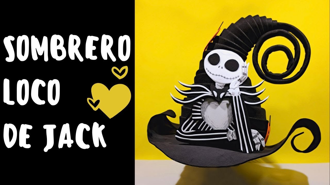 Sombrero loco de Jack para el día del niño / witch hat out of foam / DIY DISFRAZ / Sombrero de bruja