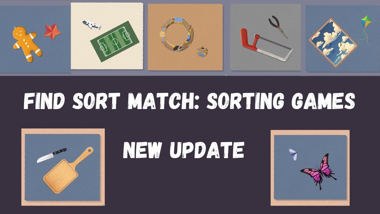 Find Sort Match: Sorting games [New Levels] Walkthrough [New UPDATE October]
