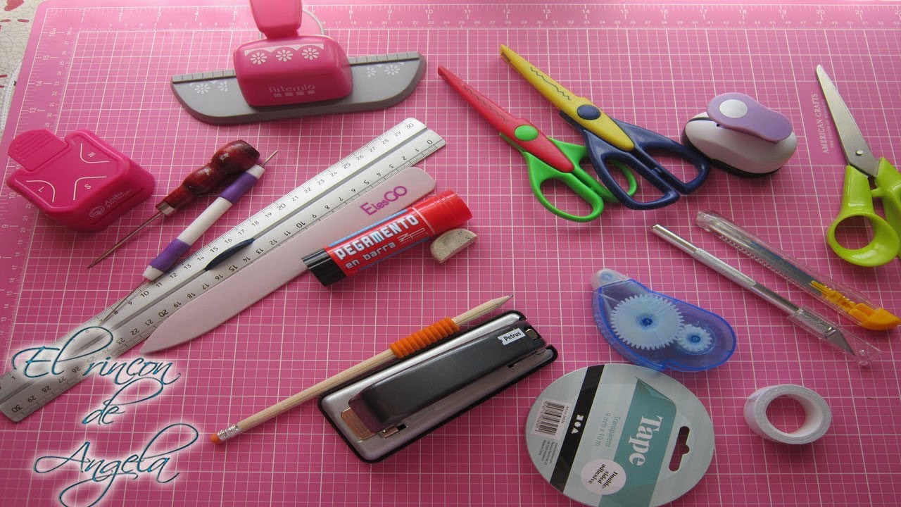 #1 scrapbooking para principiantes- Materiales basicos scrap