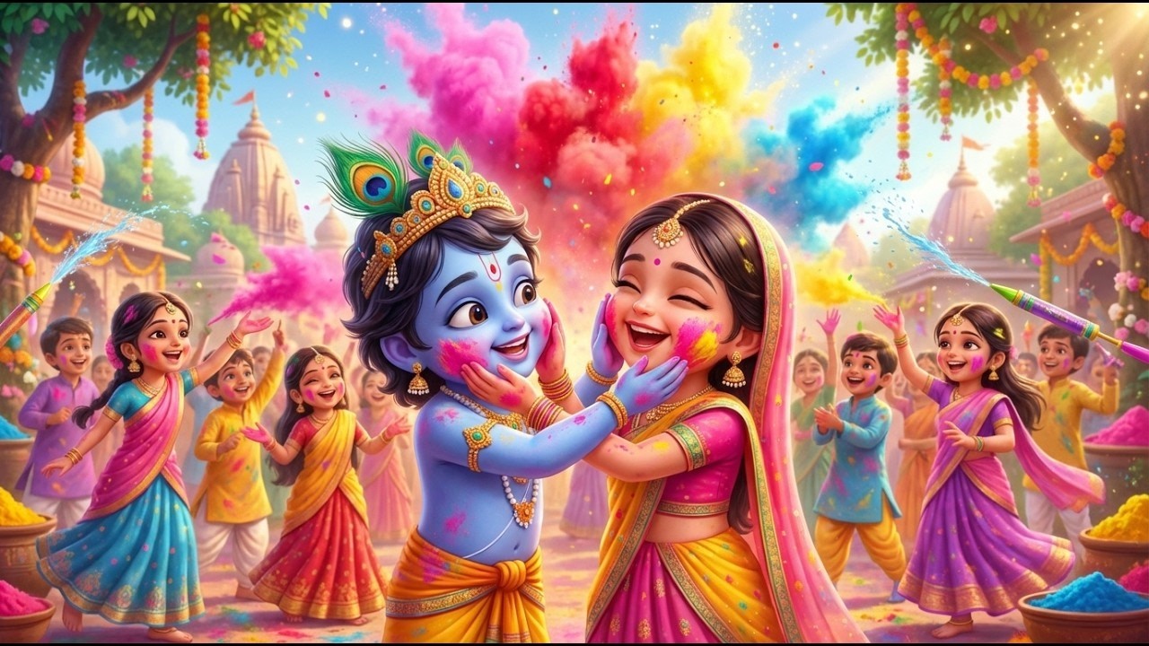 Vrindavan Mein Ude Re Gulal - वृन्दावन में उड़े रे गुलाल कह दो राधा रानी से | Holi Bhajan #holi