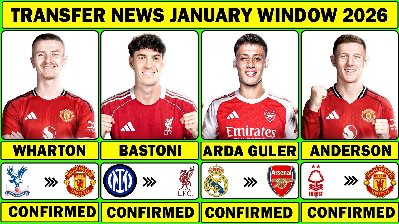 🚨 TOP CONFIRMED TRANSFER NEWS JANUARY WINDOW 2026 | Haaland✅ Wharton✅ Ter Stegen✅ Salah✅